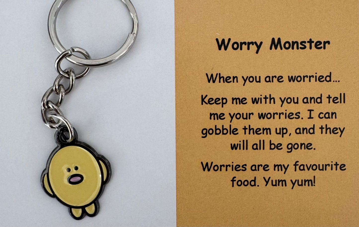 Worry Monster Keychain
