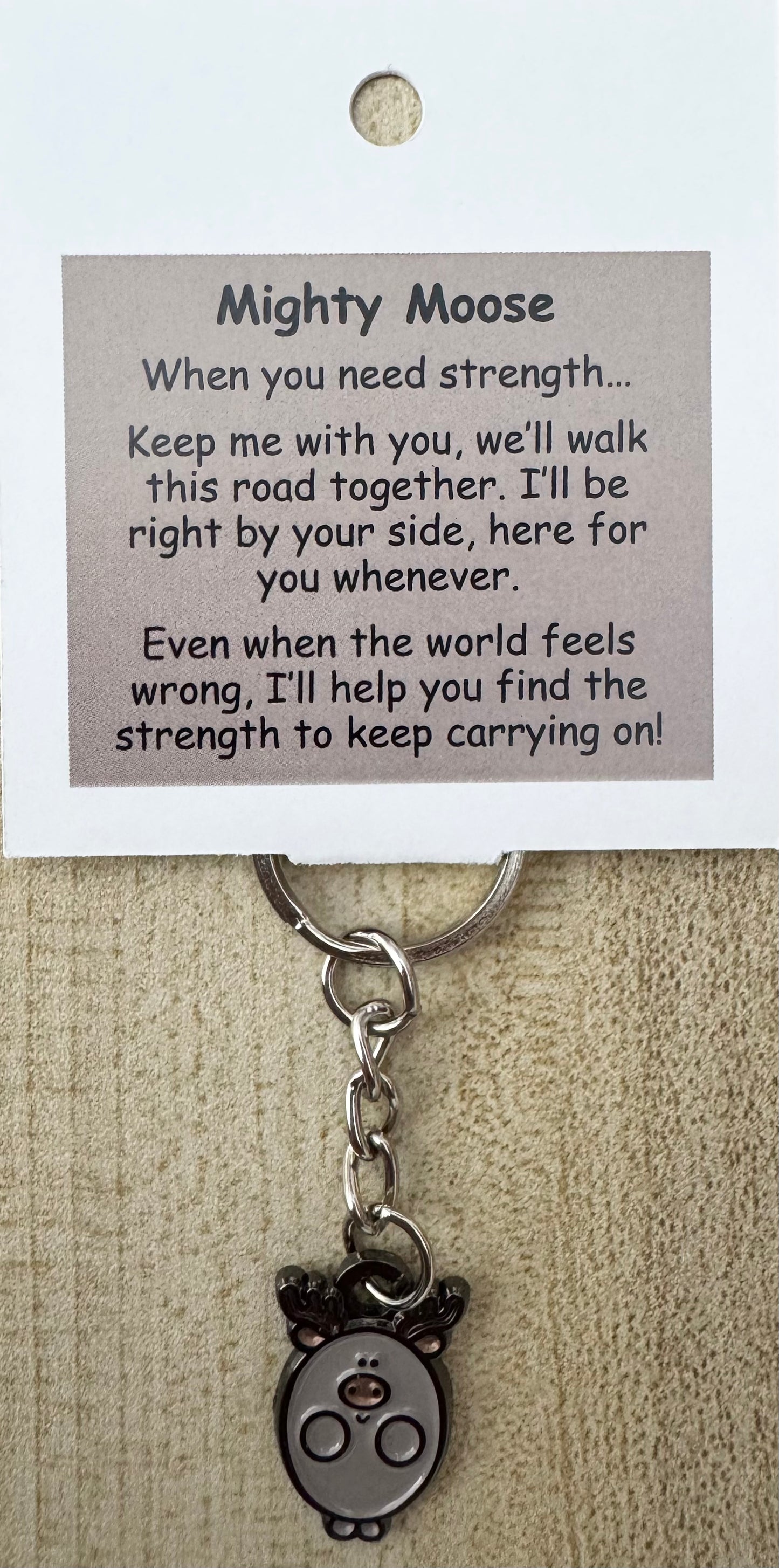 Mighty Moose Keychain For Hook Display