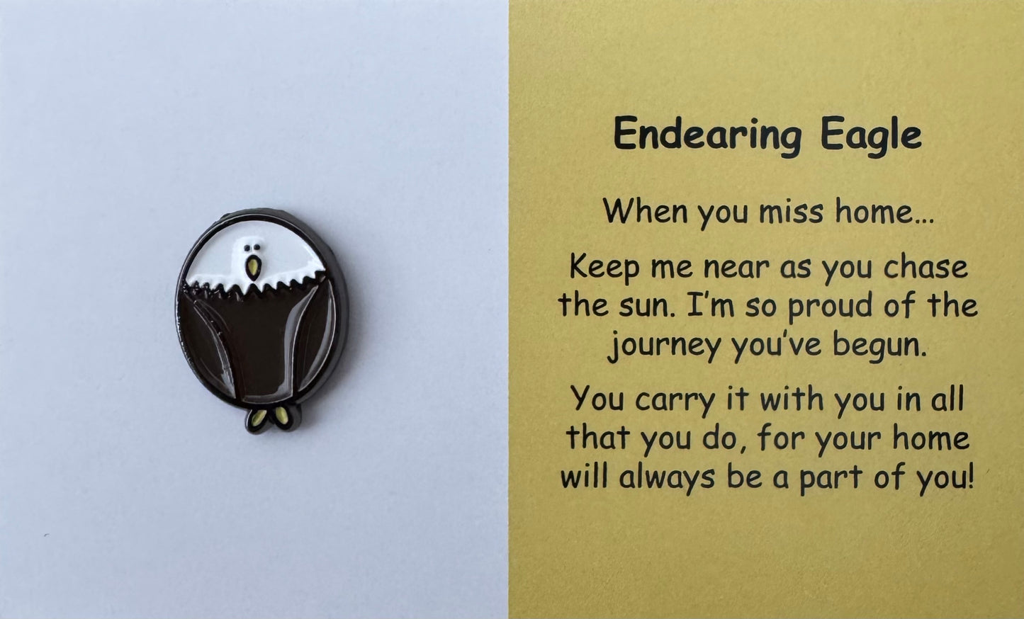Endearing Eagle Pin