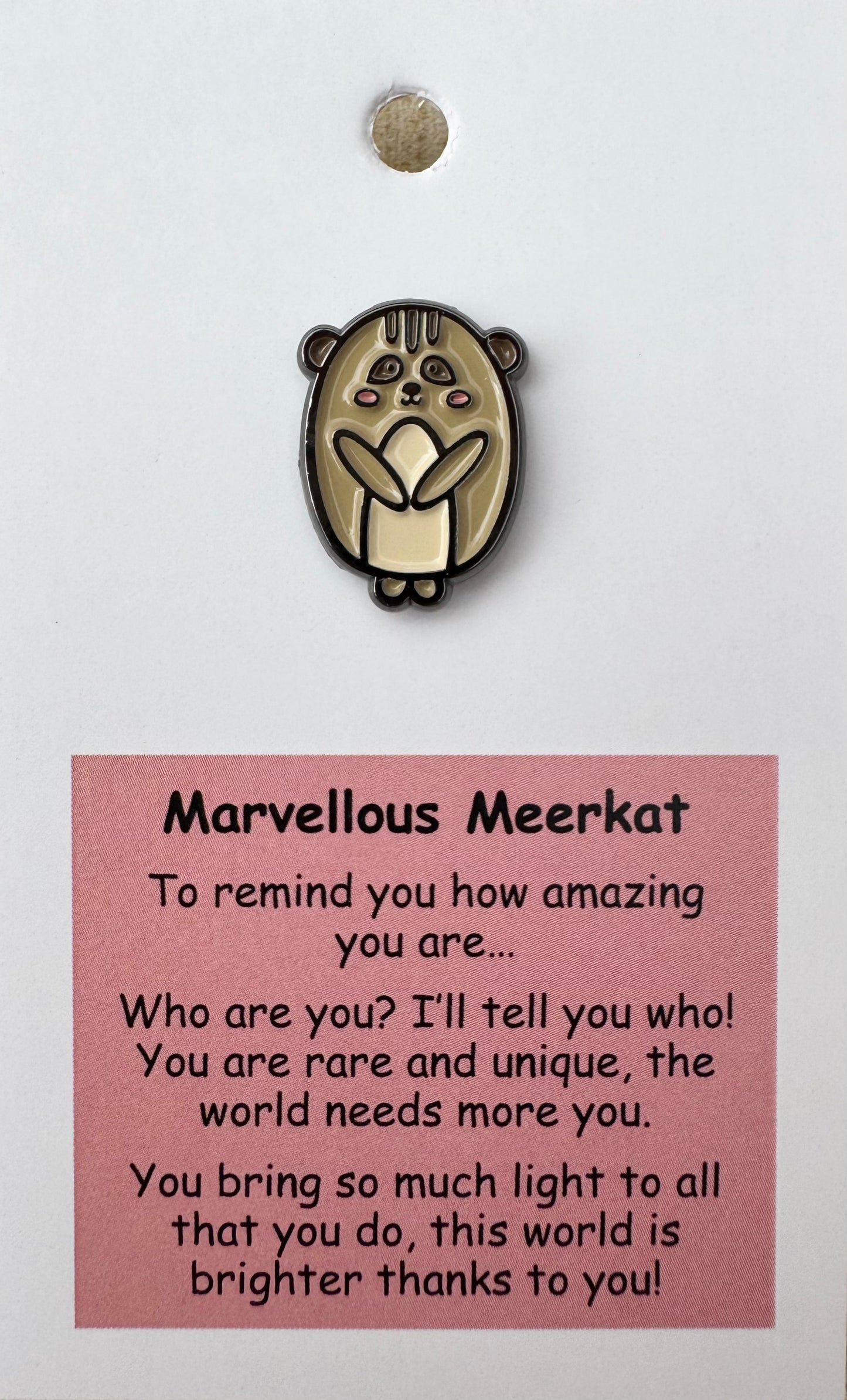 Marvelous Meerkat For Hook Display