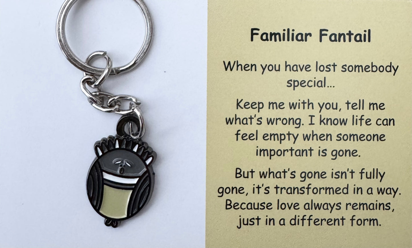 Familiar Fantail Keychain