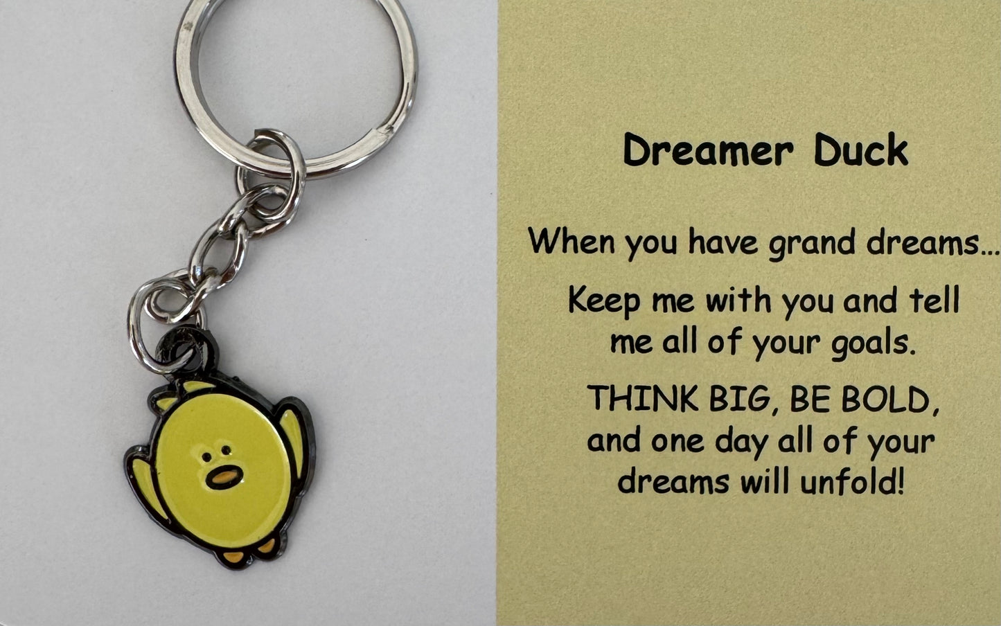 Dreamer Duck Keychain