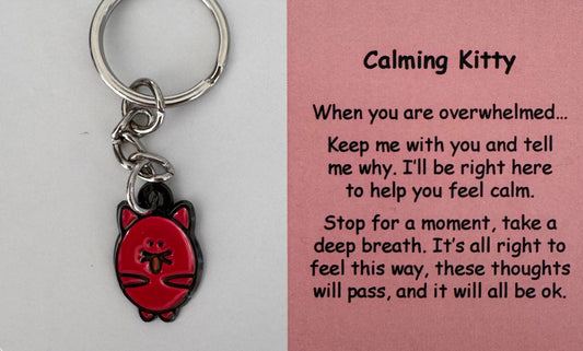 Calming Kitty Keychain