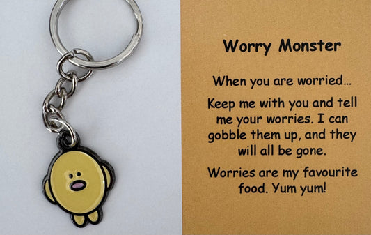 Worry Monster Keychain