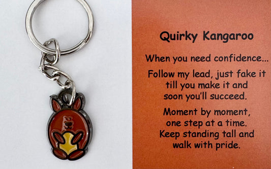Quirky Kangaroo Keychain