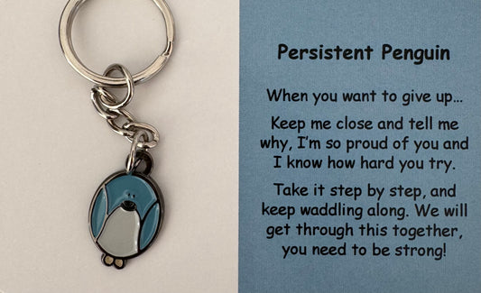Persistent Penguin Keychain