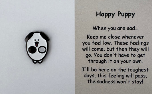 Happy Puppy Pin