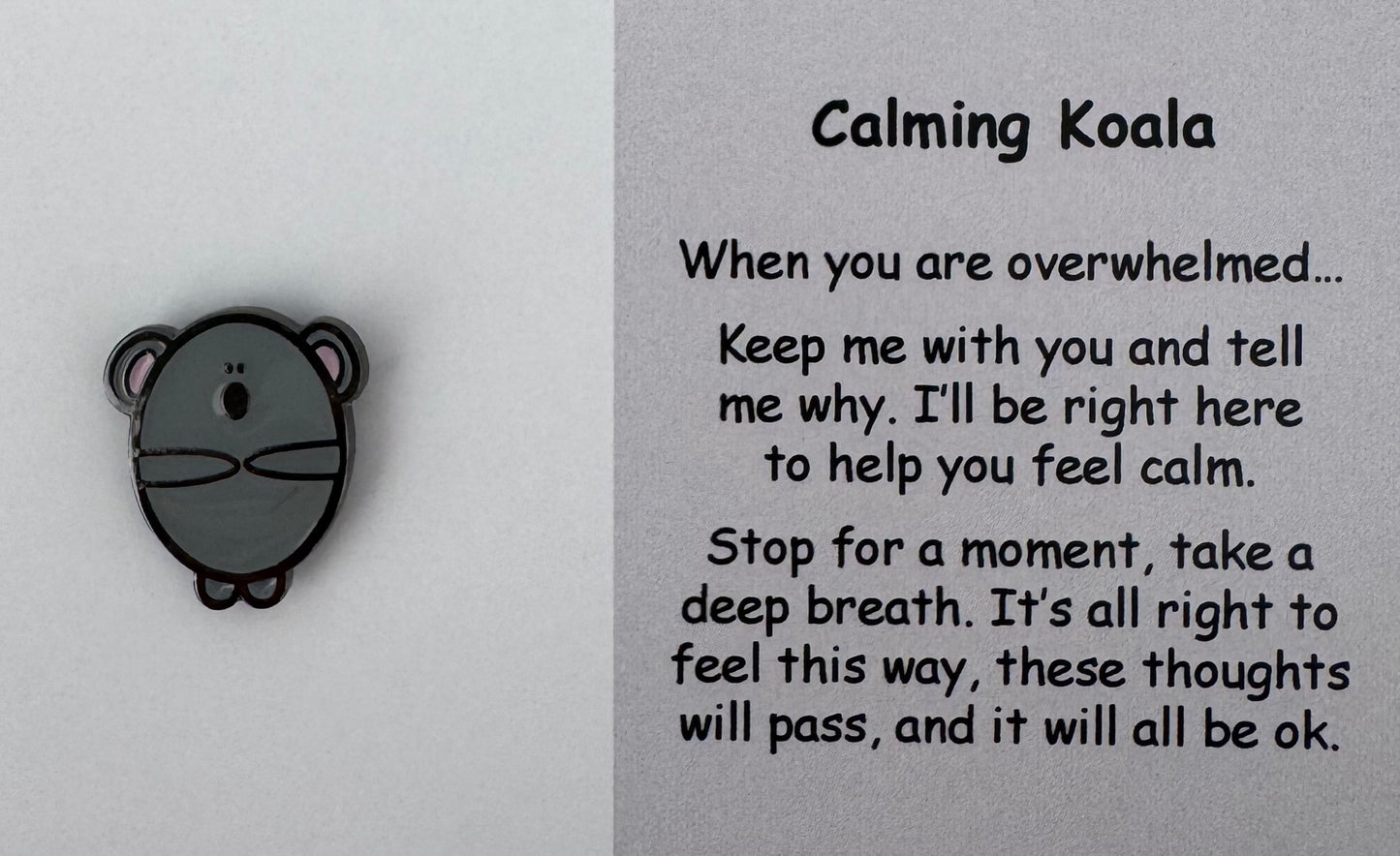 Calming Koala Pin