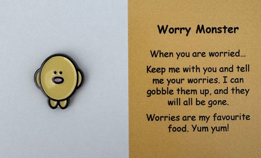Worry Monster Pin