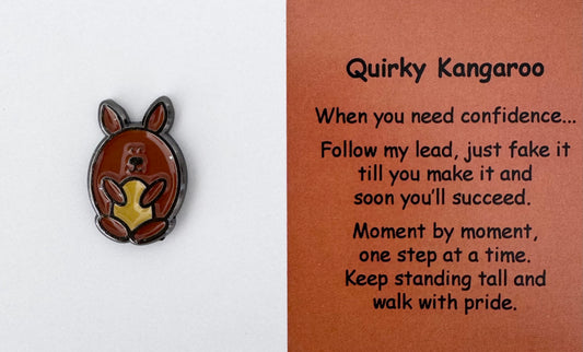 Quirky Kangaroo Pin