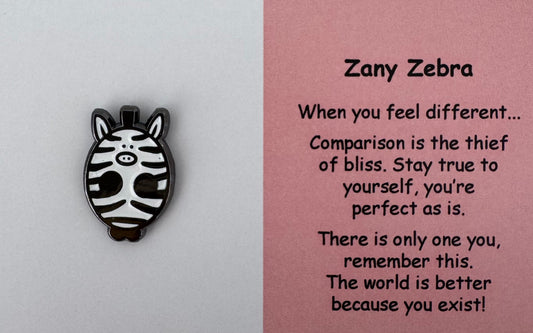 Zany Zebra Pin