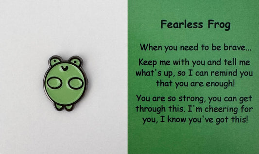 Fearless Frog Pin