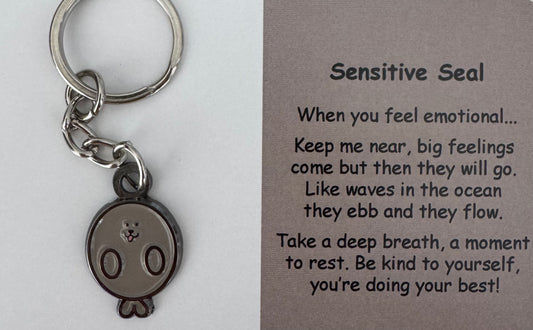 Sensitive Seal Keychain