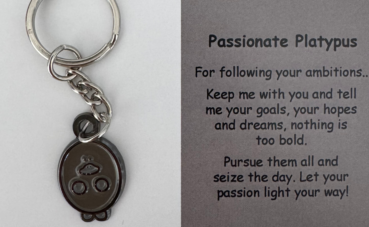 Passionate Platypus Keychain