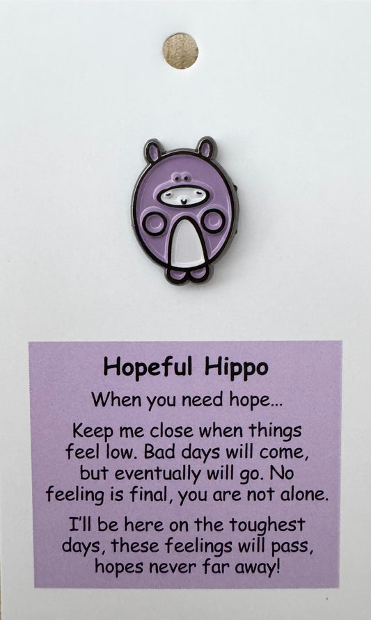 Hopeful Hippo For Hook Display