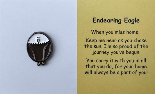 Endearing Eagle Pin