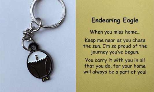 Endearing Eagle Keychain