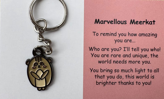 Marvellous Meerkat Keychain