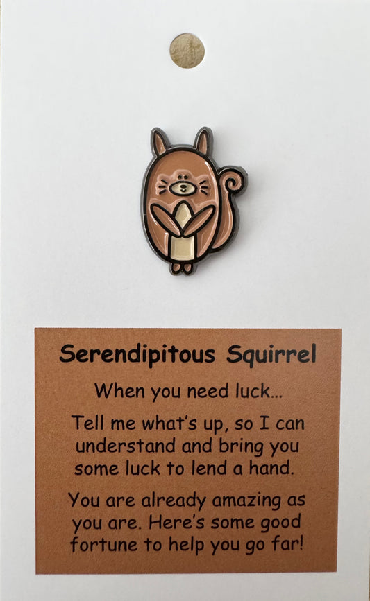 Serendipitous Squirrel For Hook Display