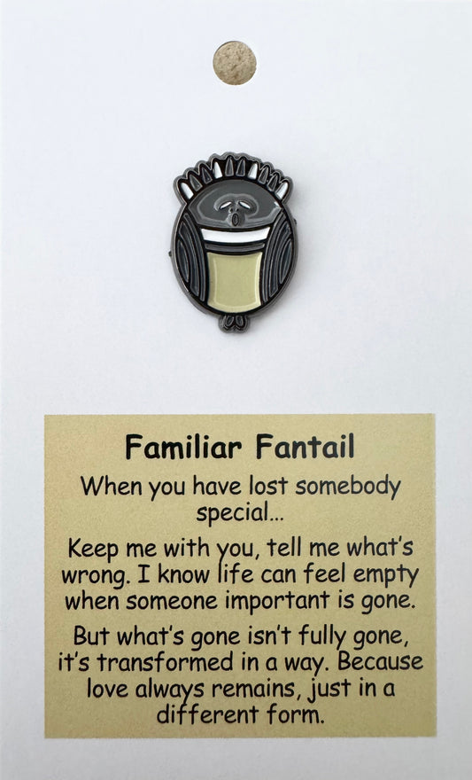 Familiar Fantail Pin For Hook Display