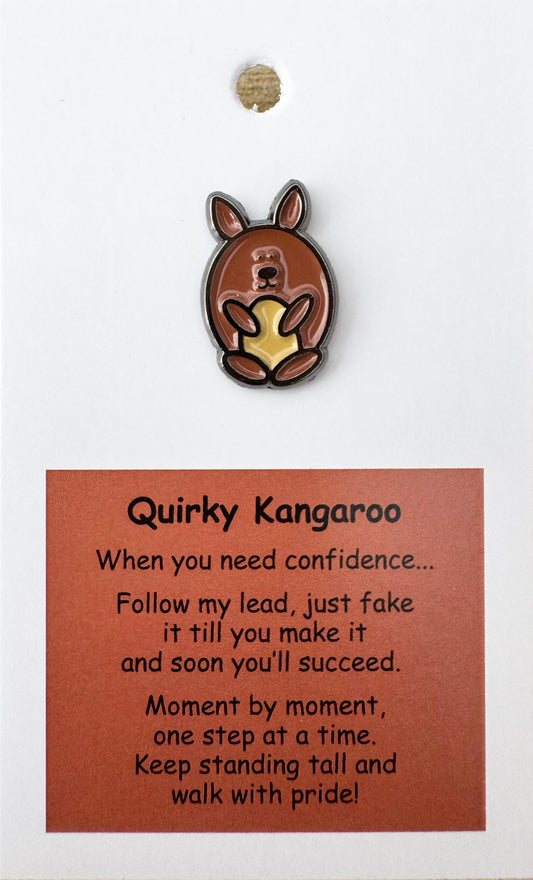 Quirky Kangaroo Pin For Hook Display