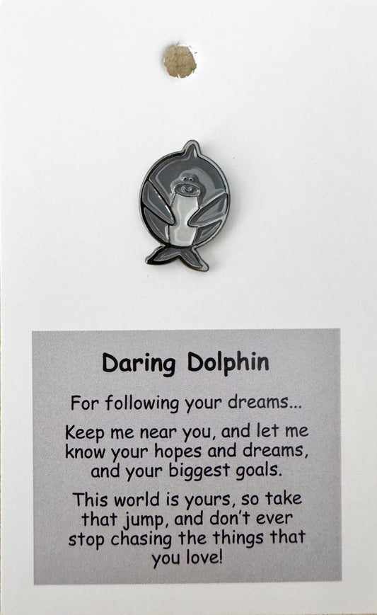 Daring Dolphin Pin For Hook Display