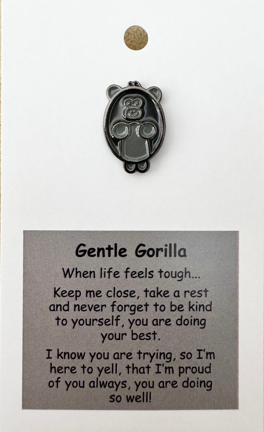 Gentle Gorilla Pin For Hook Display