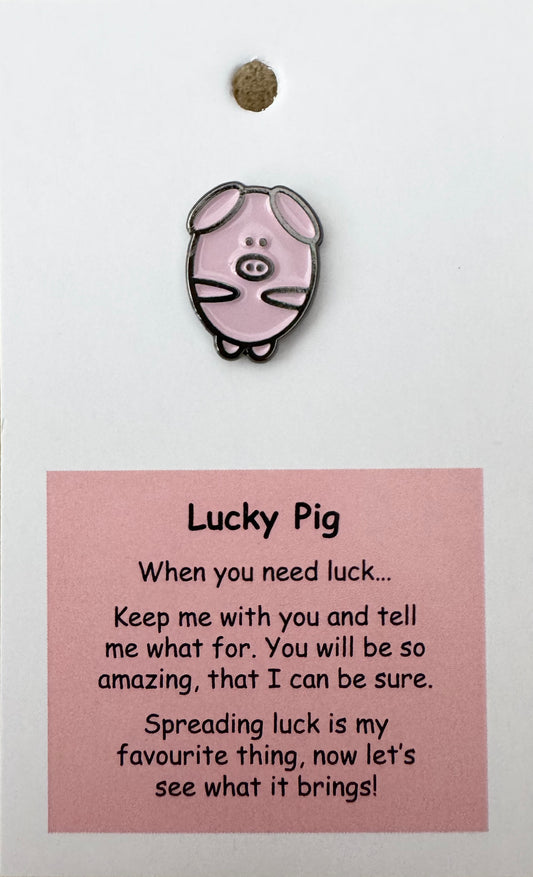 Lucky Pig Pin For Hook Display