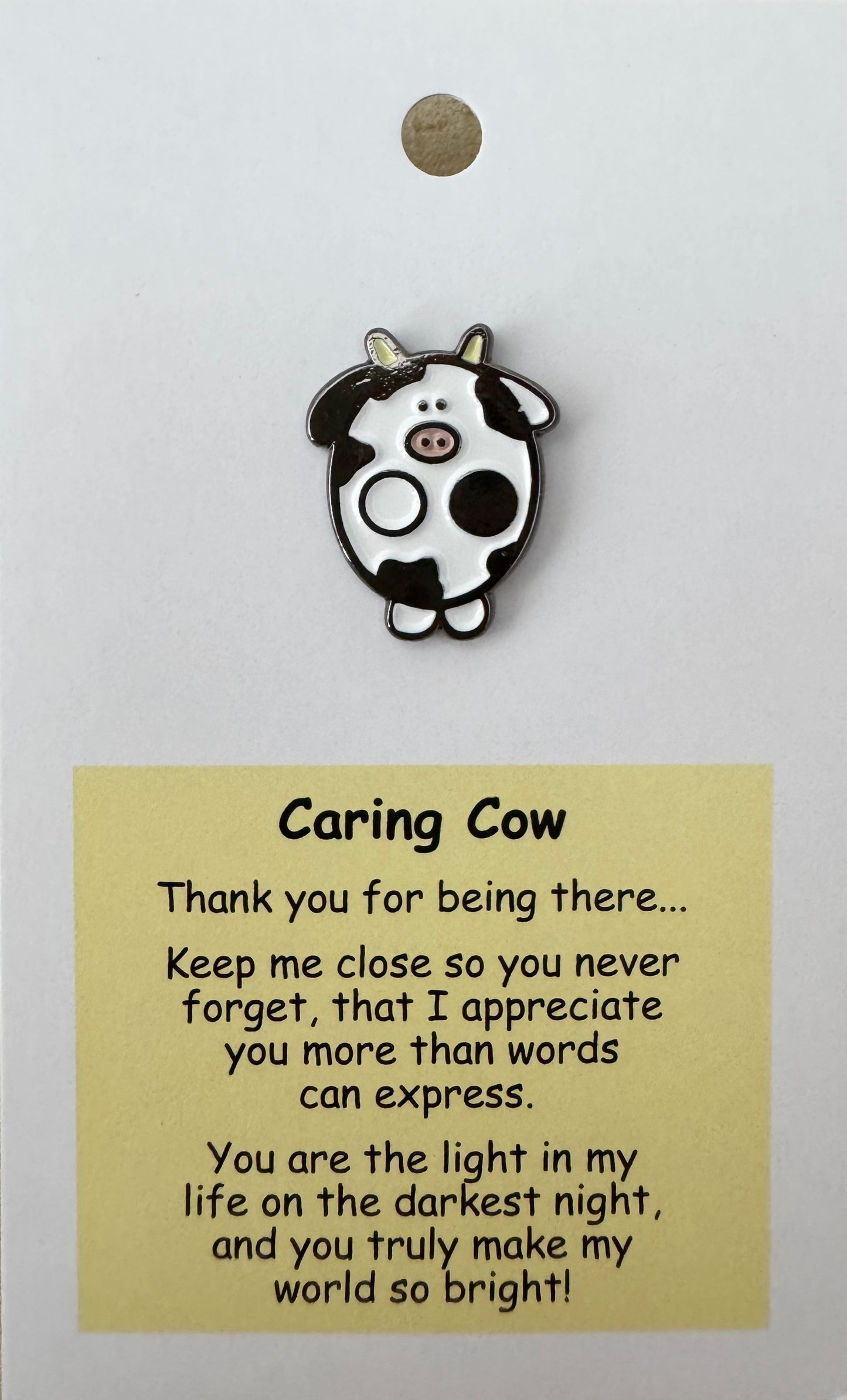 Caring Cow For Hook Display