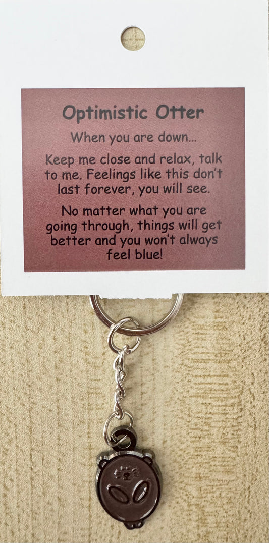 Optimistic Octopus Keychain For Hook Display