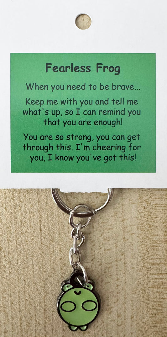 Fearless Frog Keychain For Hook Display