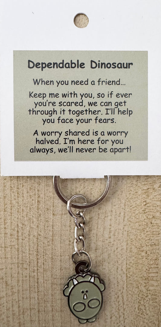 Dependable Dinosaur Keychain For Hook Display